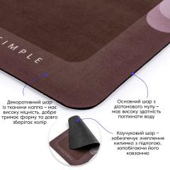 Влагопоглощающий коврик Sticker wall Living Simple 38*58CM*3MM (D) SW-00001572