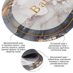 Влагопоглощающий коврик Sticker wall мрамор Bathroom 38*58CM*3MM (D) SW-00001569