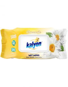 Wet wipes Kalyon chamomile with valve 120 pcs