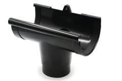 Black gutter funnel 130mm RainWay