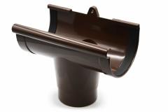 Brown gutter funnel 130mm RainWay