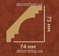 Гладкий карниз Classic Home HM-23075