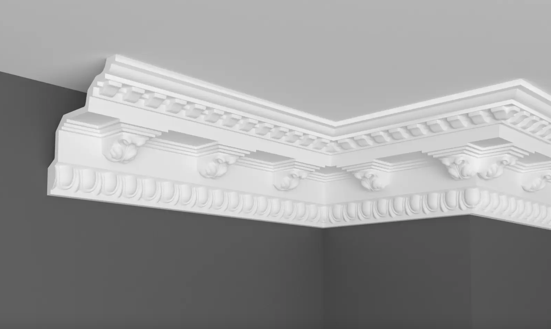 Карниз с орнаментом Gaudi Decor С 131 (2.00м)