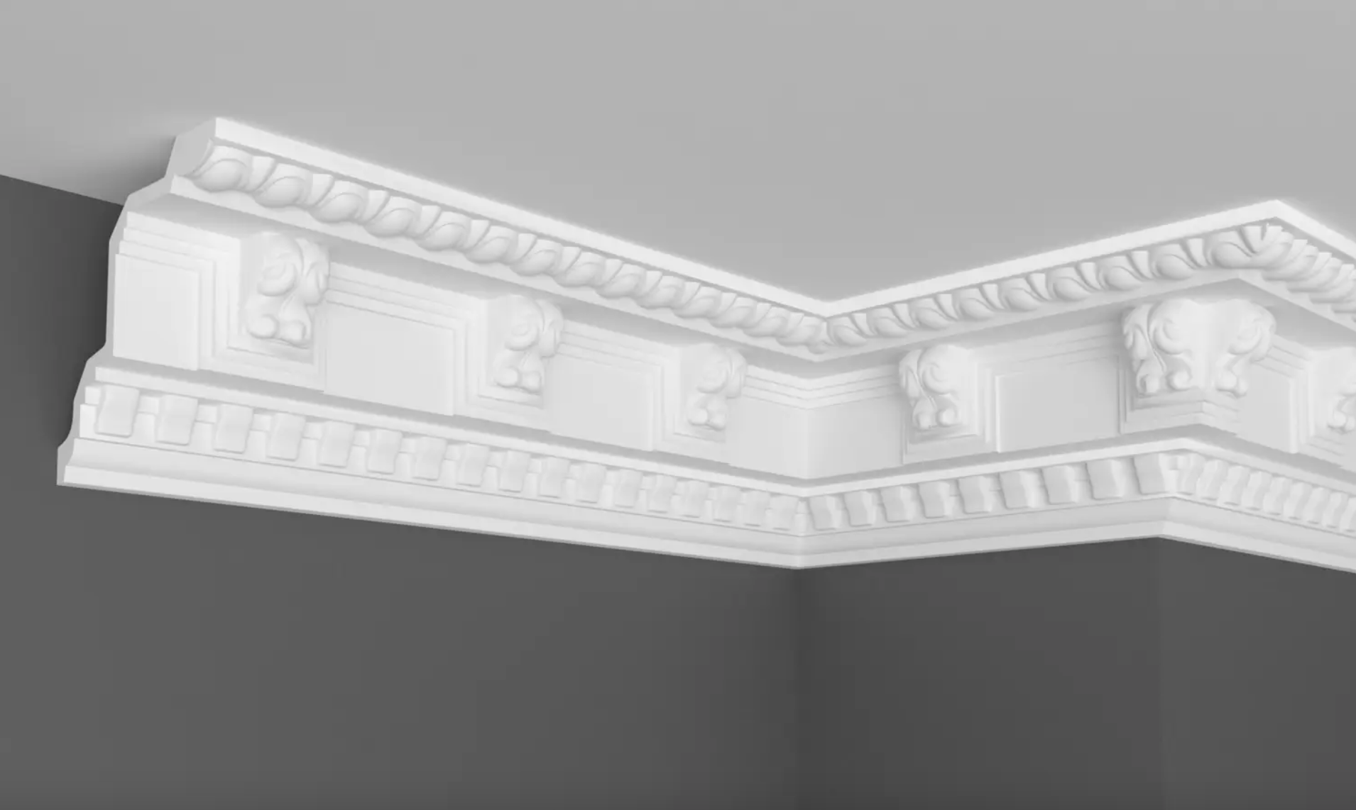 Карниз с орнаментом Gaudi Decor С 131 (2.00м)