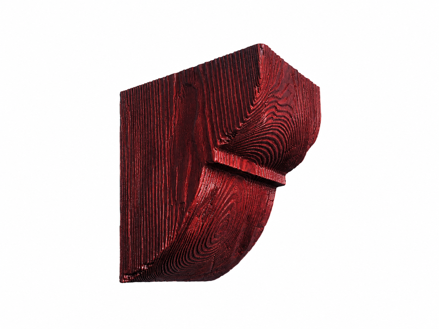 Консоль балки Decowood Рустик EQ 015 classic красная 19х17