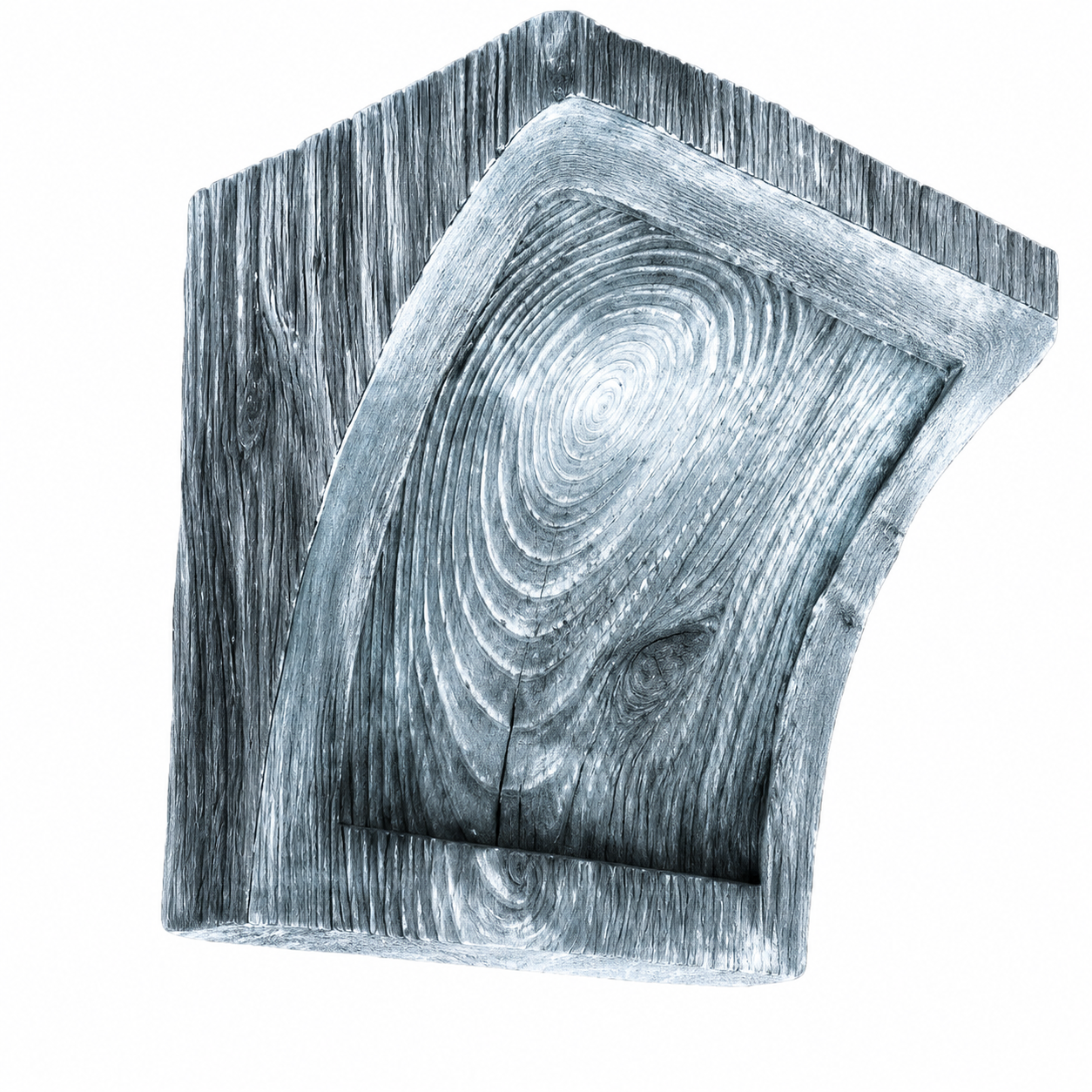 Консоль балки Decowood Рустик EQ 025 classic серая 19х13