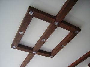 False beams: examples of use in the interior