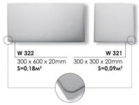 3D panel Art Decor W 321 Leather (square, 296x296x26 mm)