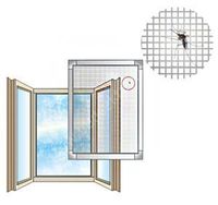 White mosquito net for windows