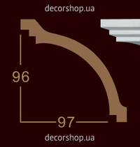 Cornice with ornament Classic Home 1-0960