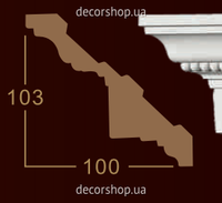 Cornice with ornament Classic Home 1-1030