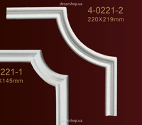 Corner element for moldings Classic Home 4-0221-2