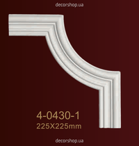 Corner element for moldings Classic Home 4-0430-1