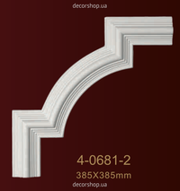 Corner element for moldings Classic Home 4-0681-2