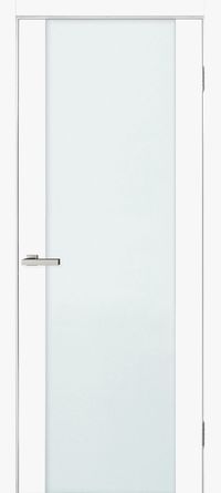Міжкімнатні двері Оміс Cortex Gloss білий silk matt triplex молочний