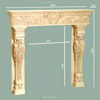 Decorative fireplace Perimeter FPM-1361