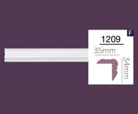 Smooth cornice Home Decor 1209 (2.44m) Flex