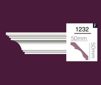 Smooth cornice Home Decor 1232 (2.44m) Flexi