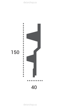 Карниз під підсвічування Tesori KF 709 (2.44 м)