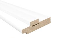 MDF box 100 mm white silk matt, set