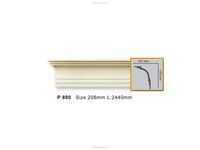 Smooth cornice Gaudi Decor P 880 (2.44m) Flexi