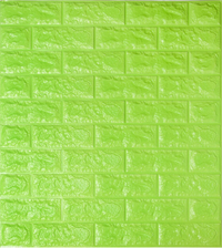 Самоклеющиеся Sticker wall под кирпич Id 13 Зеленый