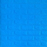 Самоклеющиеся 3D панель Sticker wall под кирпич Синий Id 3 SW-00000060