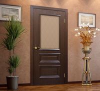 Interior doors Omis San Marco 1.2 SS+KR glass bronze chestnut