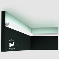 Illuminated cornice Orac Decor CX189
