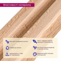 Декоративная PS рейка Sticker wall 2900*120*20мм (D) SW-00002145
