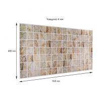 Декоративная ПВХ панель Sticker wall 960*480*4мм (D) SW-00002481