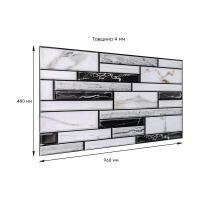 Декоративная ПВХ панель Sticker wall 960*480*4мм SW-00001776