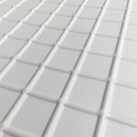 Декоративная ПВХ панель Sticker wall черно-белая мозаика SW-00001432