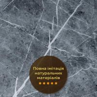 Decorative PVC plate gray natural marble 0.6*1.2mx3mm SW-00002270