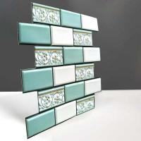 Decorative PVC tiles with self-adhesive Sticker wall mint 300x300x5mm SW-00001139