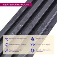 Декоративная стеновая рейка Sticker wall 3000*160*23мм (D) SW-00001861