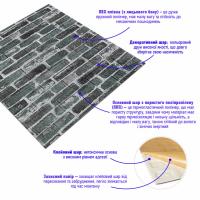 Самоклеющиеся 3D панель Sticker wall Екатеринославский серый Id 42 SW-00000039