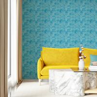 Самоклеющиеся 3D панель Sticker wall под кирпич Мрамор синий Id 65 SW-00000033