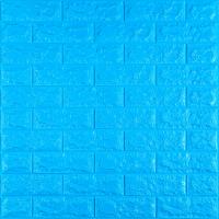 Самоклеющиеся 3D панель Sticker wall под кирпич Синий Id 3 SW-00000060