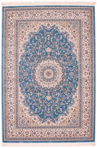 Килим Esfahan 4878a blue ivory