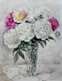 Photo wallpaper flowers F-20011