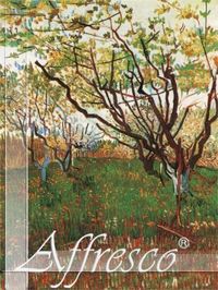 Art Mural Orchard in Blossom with View of Arles
