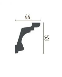 Smooth cornice Gaudi Decor P 954 (2.44m) Flexi