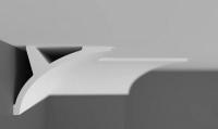 Smooth cornice Gaudi Decor P 963 (2.00m)