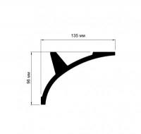 Smooth cornice Gaudi Decor P 963 (2.00m)