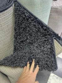 Килимова доріжка Gold Shaggy 9000 dark grey