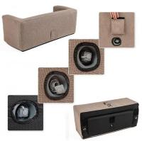 Inflatable furniture set Sticker wall sofa and armchair brown SW-00002656