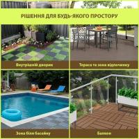 Композитная плитка ДПК Sticker wall 30х60х2,3 см SW-00003289