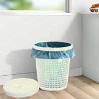 Garbage basket Sakarya Plastik 12 l, with compartment for bags 8461 (bags included), plastic, Beige