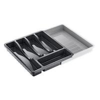 Cutlery tray Boxup Extendable Black-gray 31x39 cm FT-054